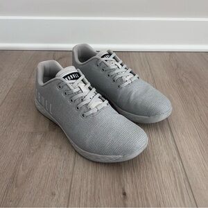 NOBULL Grey SuperFabric Trainer Men’s 12 Women’s 13.5 Cross Training Gym Shoes